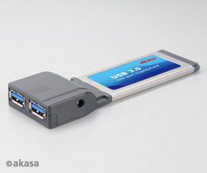 Akasa USB 3.0 2-Port Express Card AK-EXCU3-01