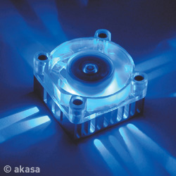 Akasa AK-210 Chipset Cooler with 4cm Blue LED Fan