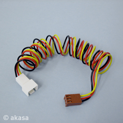 Akasa 3-pin Fan Extension Cable 60cm